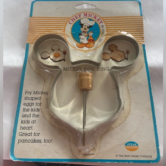 Vintage Chef Mickey Egg Pancake Ring by Hoan Ltd The Walt Disney World Company - Picture 3 of 4